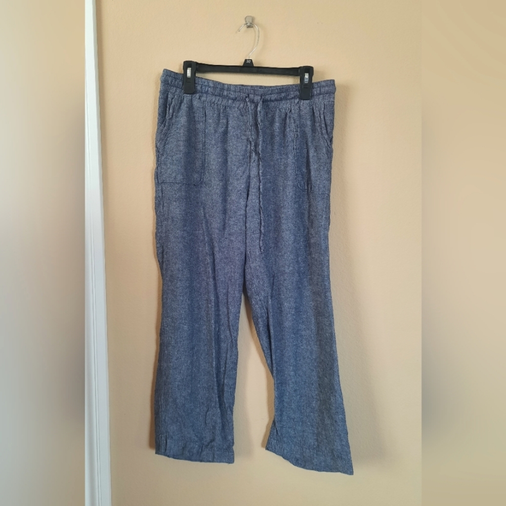 Marissa Olivia Wide Leg Linen Trousers